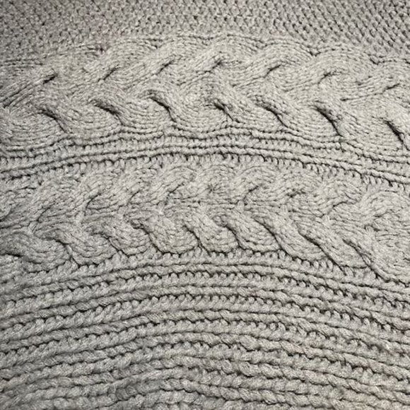 Oversized Grey Chunky Knit - Picture 3 of 6